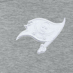 Tampa Bay Buccaneers Antigua Women's Victory Crew Pullover Sweatshirt Heather Gray | NFL