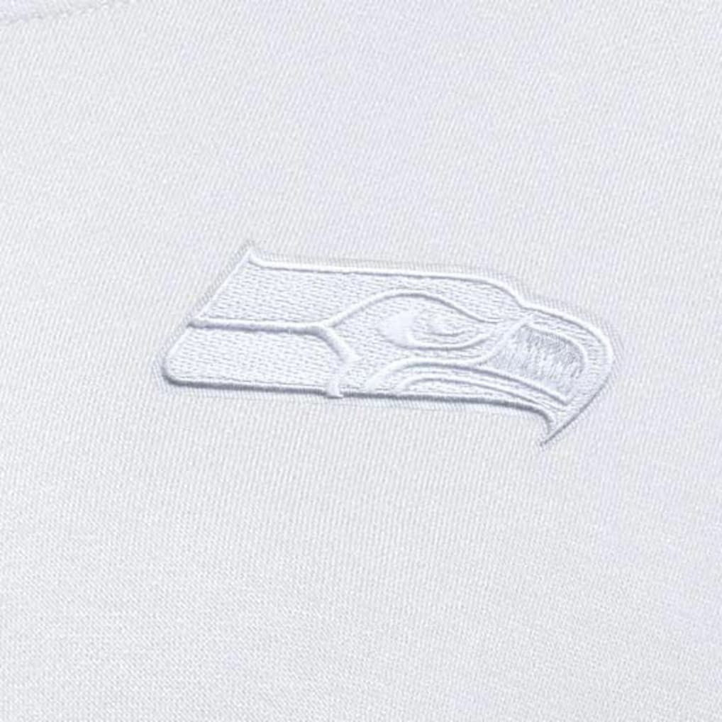 Seattle Seahawks Antigua Women's Victory Crew Pullover Sweatshirt White | NFL