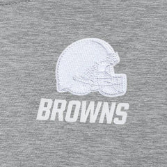 Cleveland Browns Antigua Women's Victory Crew Pullover Sweatshirt Heather Gray | NFL