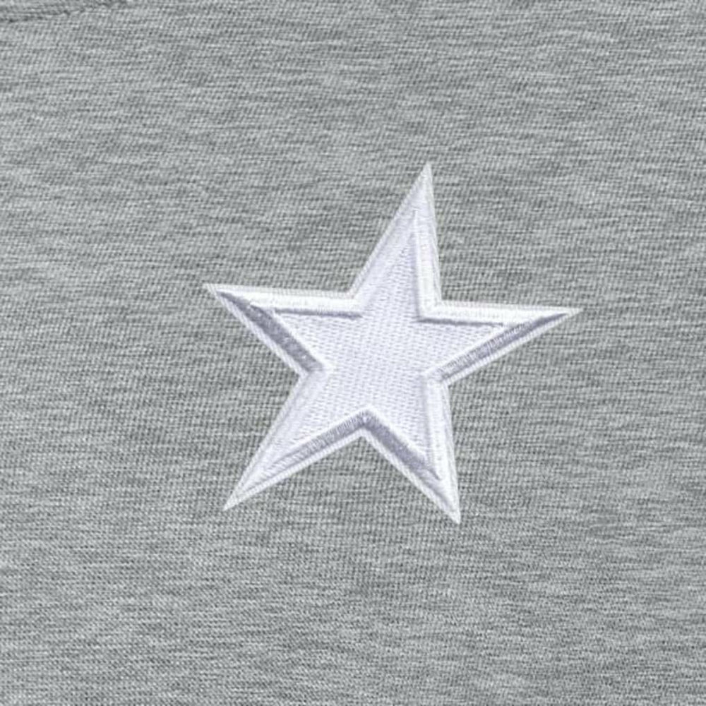 Dallas Cowboys Antigua Women's Victory Crew Pullover Sweatshirt Heather Gray | NFL