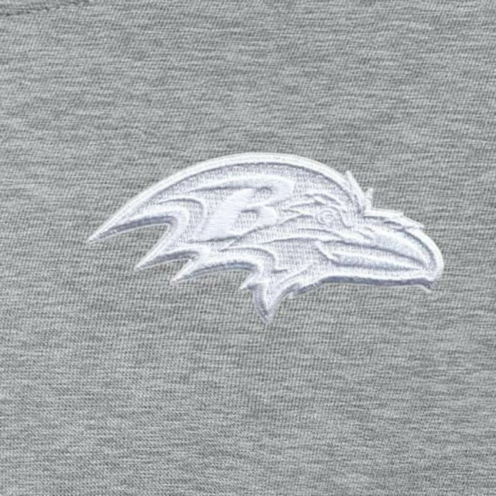 Baltimore Ravens Antigua Women's Victory Crew Pullover Sweatshirt Heather Gray | NFL
