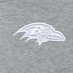 Baltimore Ravens Antigua Women's Victory Crew Pullover Sweatshirt Heather Gray | NFL
