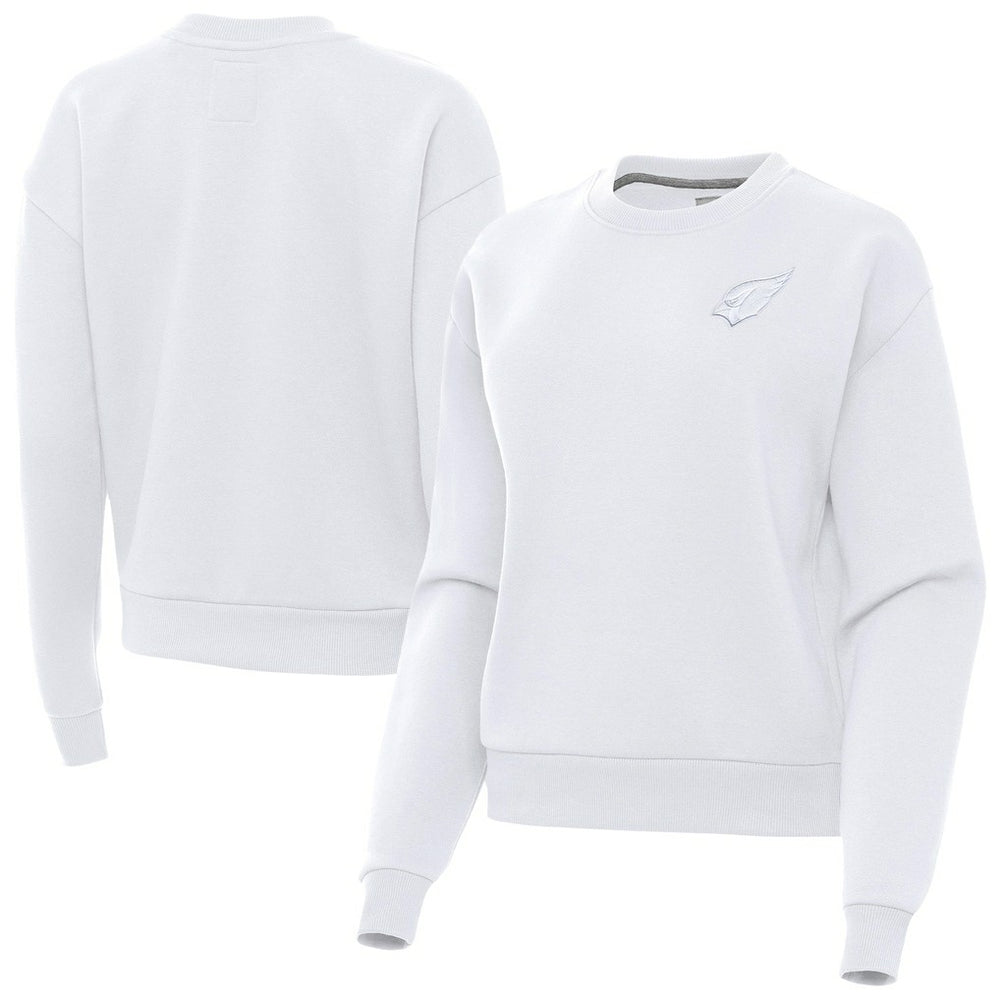 Arizona Cardinals Antigua Women's Victory Crew Pullover Sweatshirt White | NFL