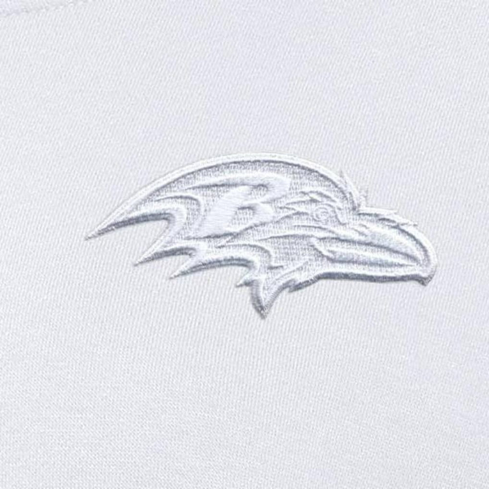 Baltimore Ravens Antigua Women's Victory Crew Pullover Sweatshirt White | NFL