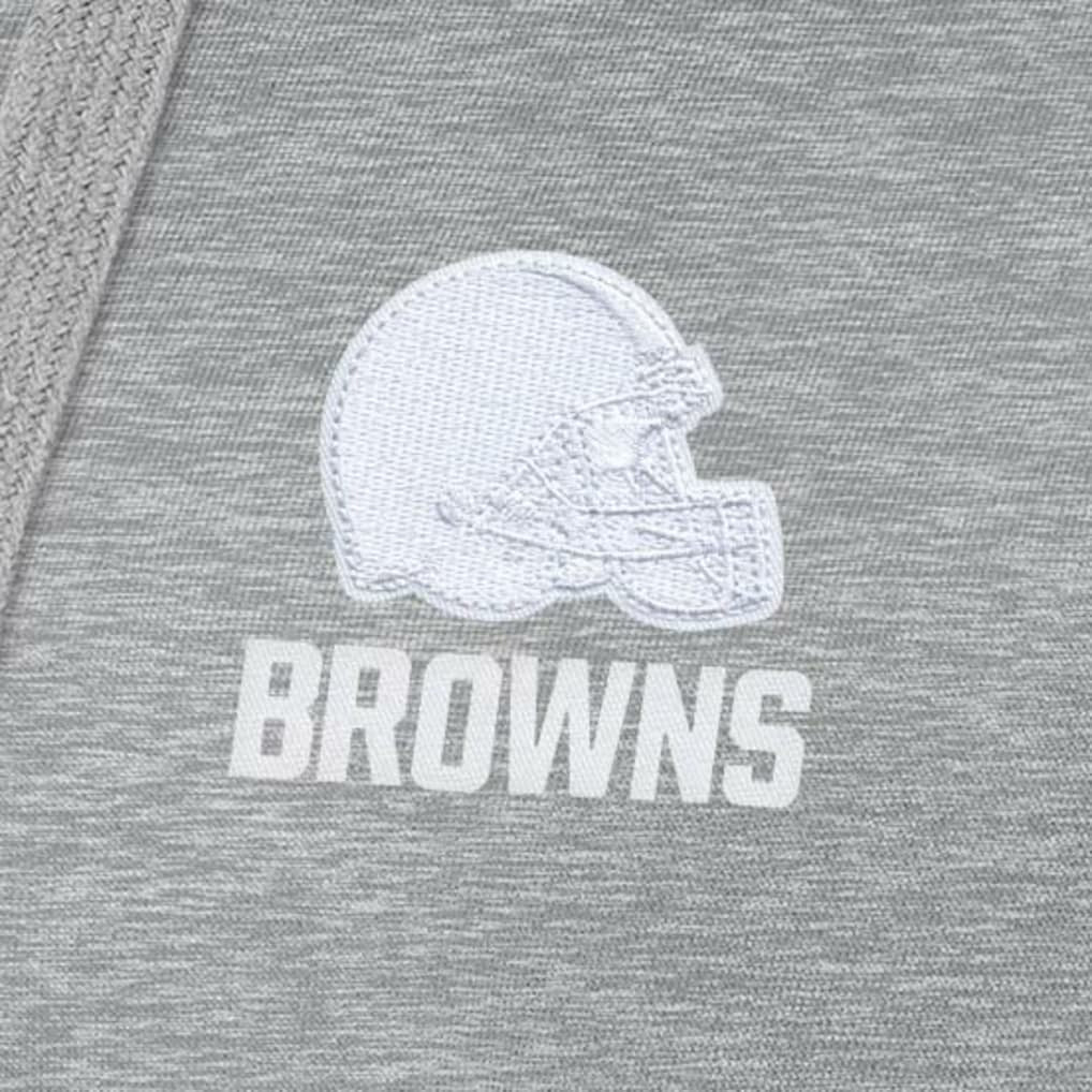 Cleveland Browns Antigua Women's Victory Pullover Hoodie Heather Gray | NFL