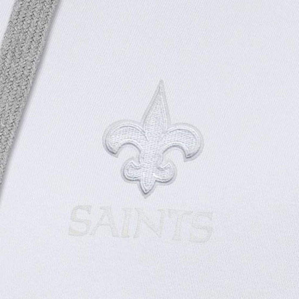 New Orleans Saints Antigua Women's Victory Pullover Hoodie White | NFL