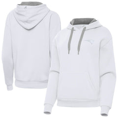 New England Patriots Antigua Women's Victory Pullover Hoodie White | NFL