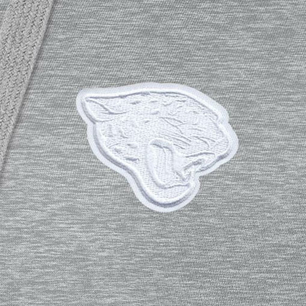 Jacksonville Jaguars Antigua Women's Victory Pullover Hoodie Heather Gray | NFL