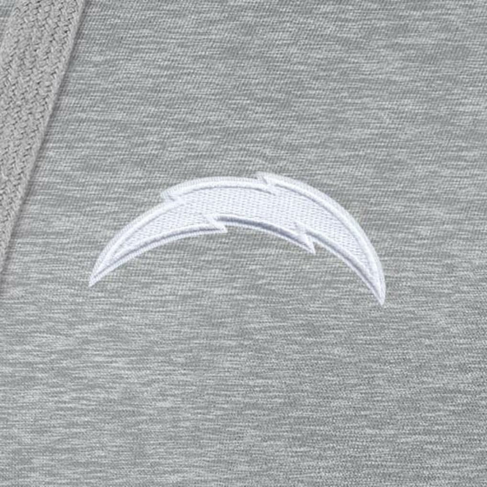 Los Angeles Chargers Antigua Women's Victory Pullover Hoodie Heather Gray | NFL