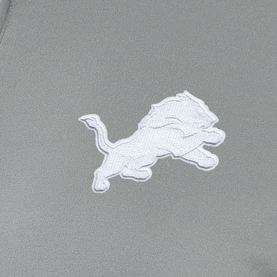 Detroit Lions Antigua Women's Reprocess Quarter-Zip Top Gray | NFL