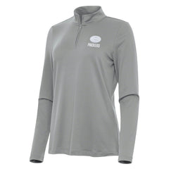 Green Bay Packers Antigua Women's Reprocess Quarter-Zip Top Gray | NFL