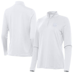 Cincinnati Bengals Antigua Women's Reprocess Quarter-Zip Top White | NFL
