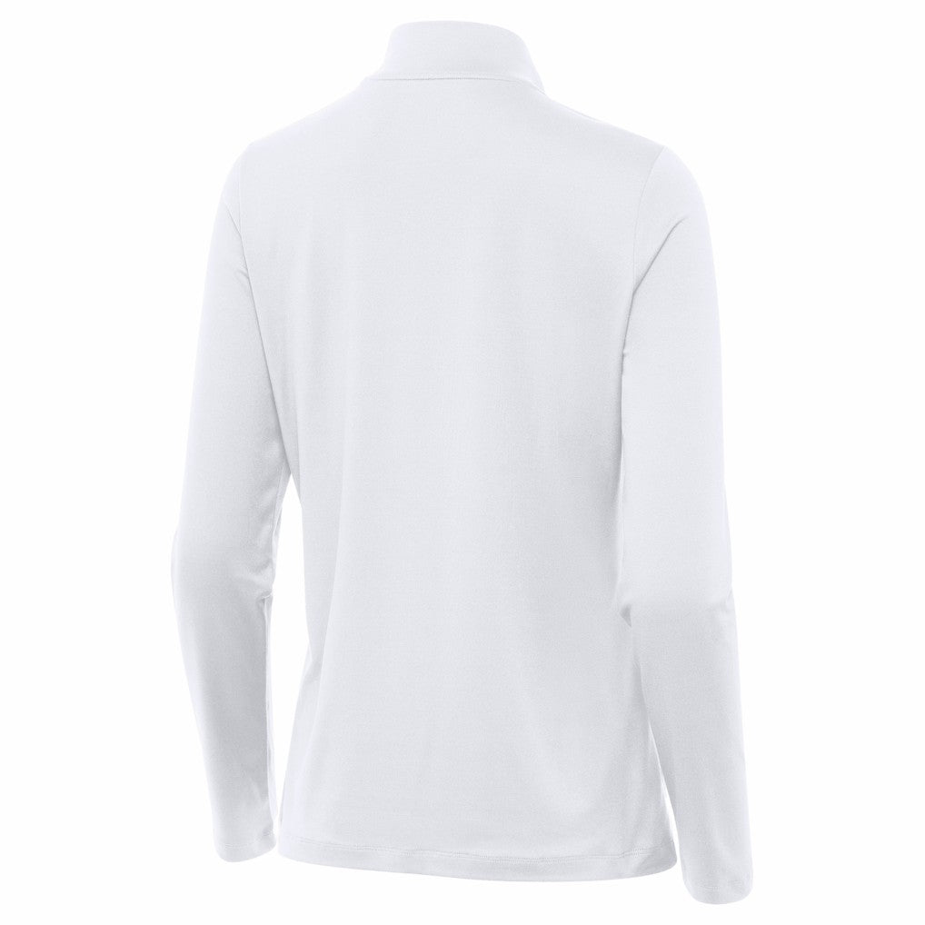 Philadelphia Eagles Antigua Women's Reprocess Quarter-Zip Top White | NFL
