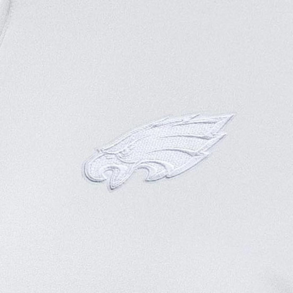 Philadelphia Eagles Antigua Women's Reprocess Quarter-Zip Top White | NFL
