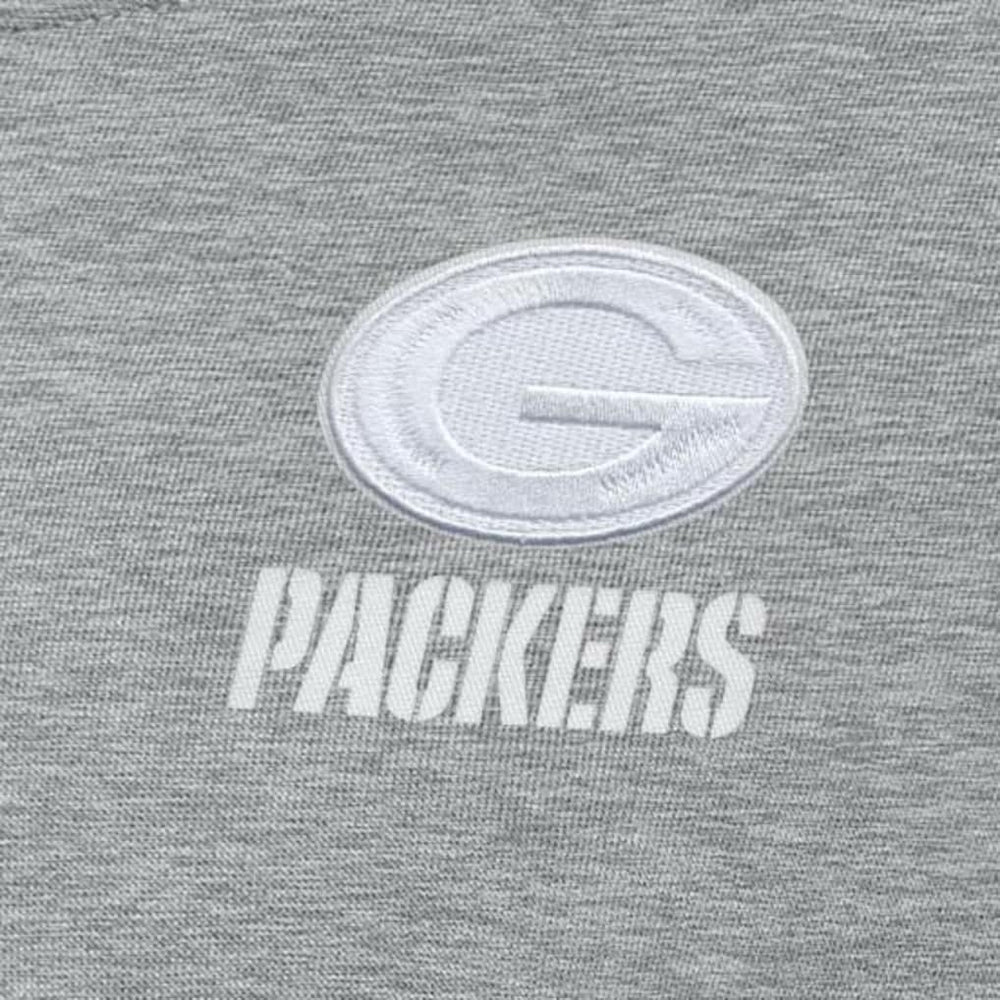 Green Bay Packers Antigua Women's Victory Crew Pullover Sweatshirt Heather Gray | NFL
