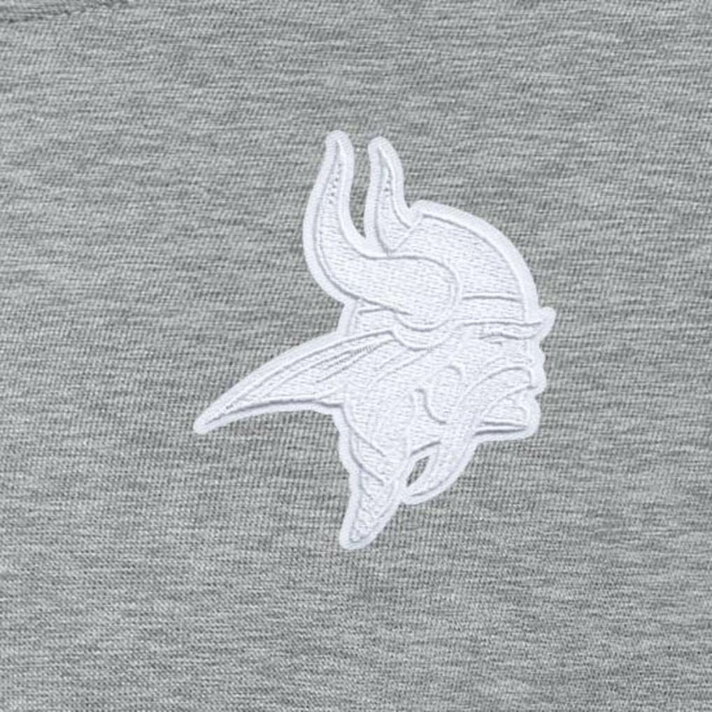 Minnesota Vikings Antigua Women's Victory Crew Pullover Sweatshirt Heather Gray | NFL