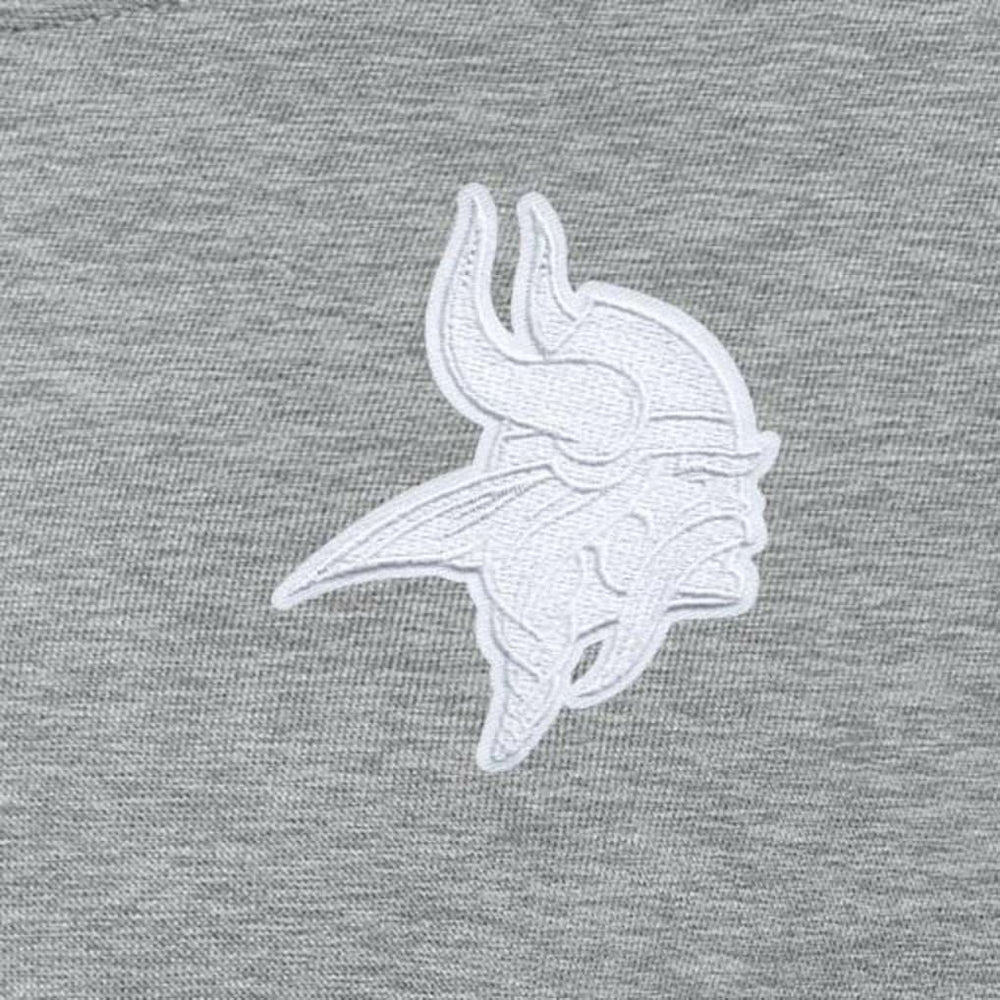 Minnesota Vikings Antigua Women's Victory Crew Pullover Sweatshirt Heather Gray | NFL