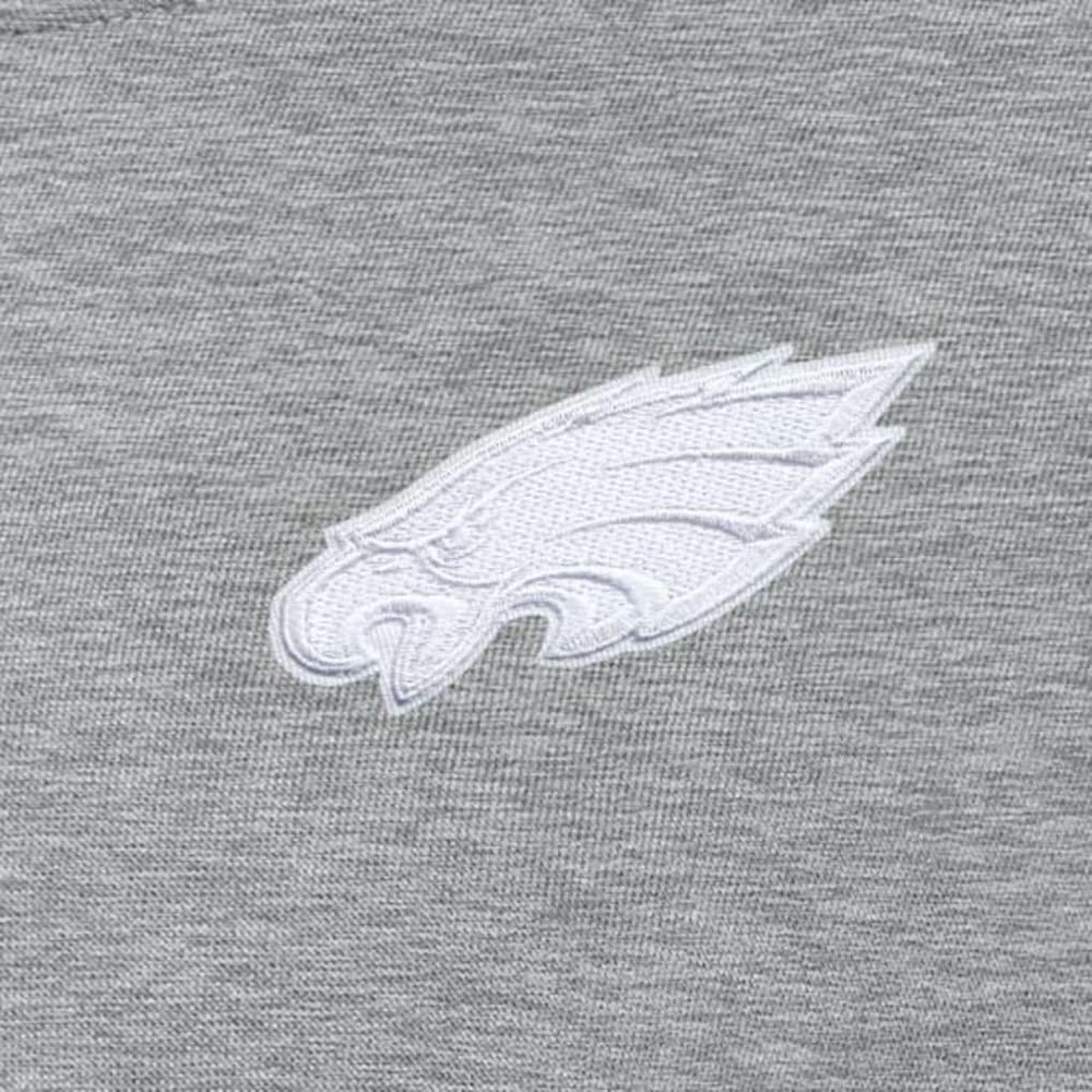 Philadelphia Eagles Antigua Women's Victory Crew Pullover Sweatshirt Heather Gray | NFL