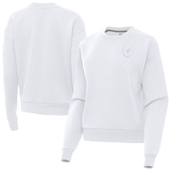 Las Vegas Raiders Antigua Women's Victory Crew Pullover Sweatshirt White | NFL