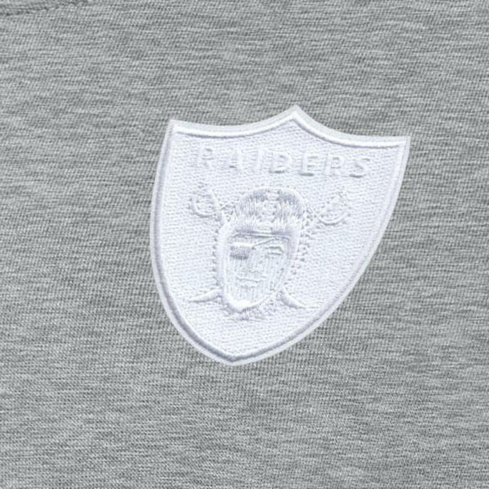 Las Vegas Raiders Antigua Women's Victory Crew Pullover Sweatshirt Heather Gray | NFL