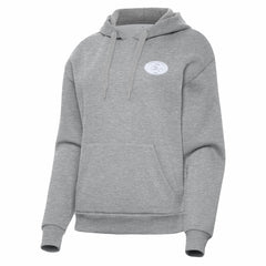 San Francisco 49ers Antigua Women's Victory Pullover Hoodie Heather Gray | NFL