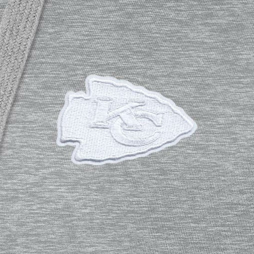 Kansas City Chiefs Antigua Women's Victory Pullover Hoodie Heather Gray | NFL