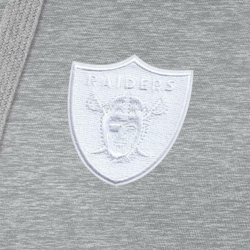 Las Vegas Raiders Antigua Women's Victory Pullover Hoodie Heather Gray | NFL