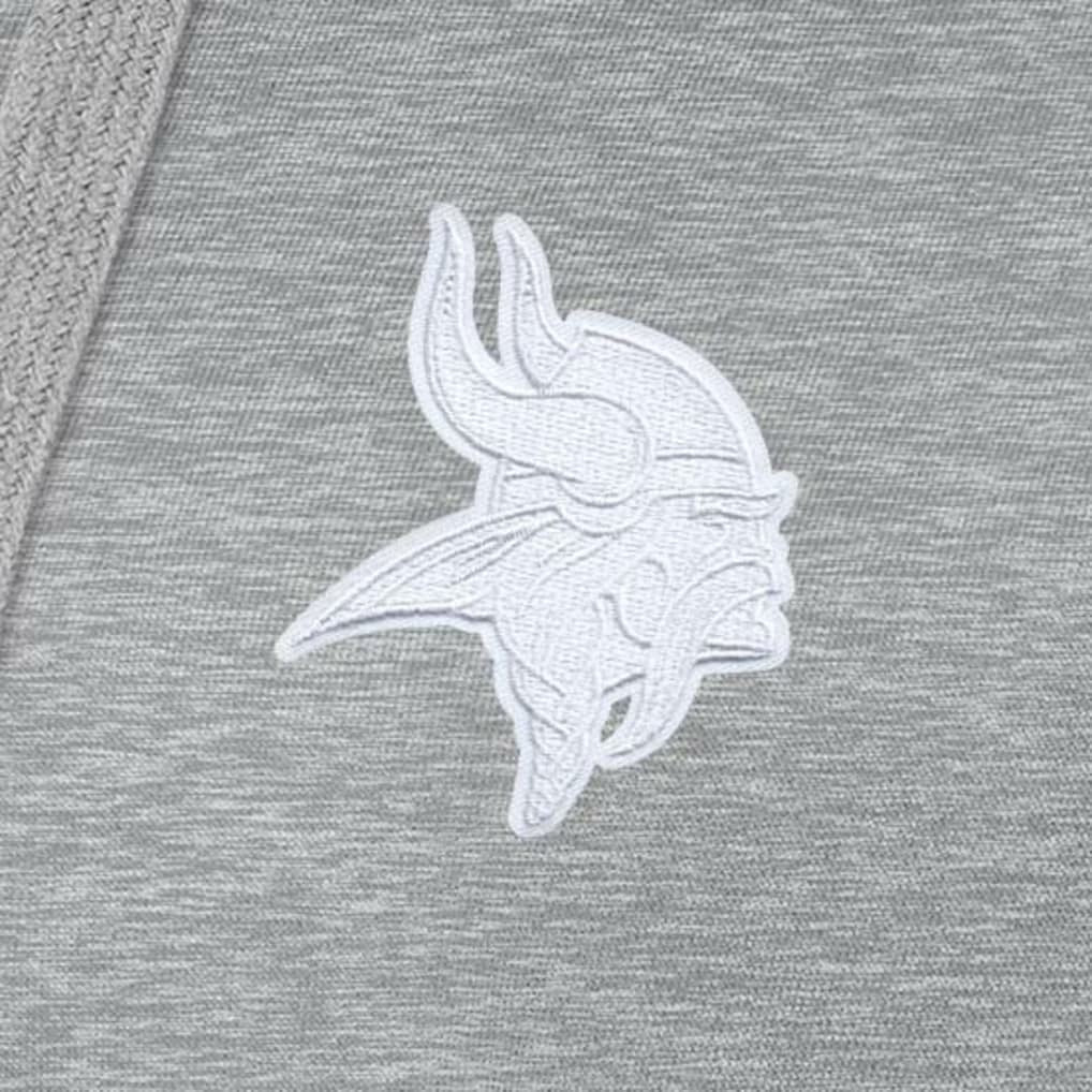 Minnesota Vikings Antigua Women's Victory Pullover Hoodie Heather Gray | NFL