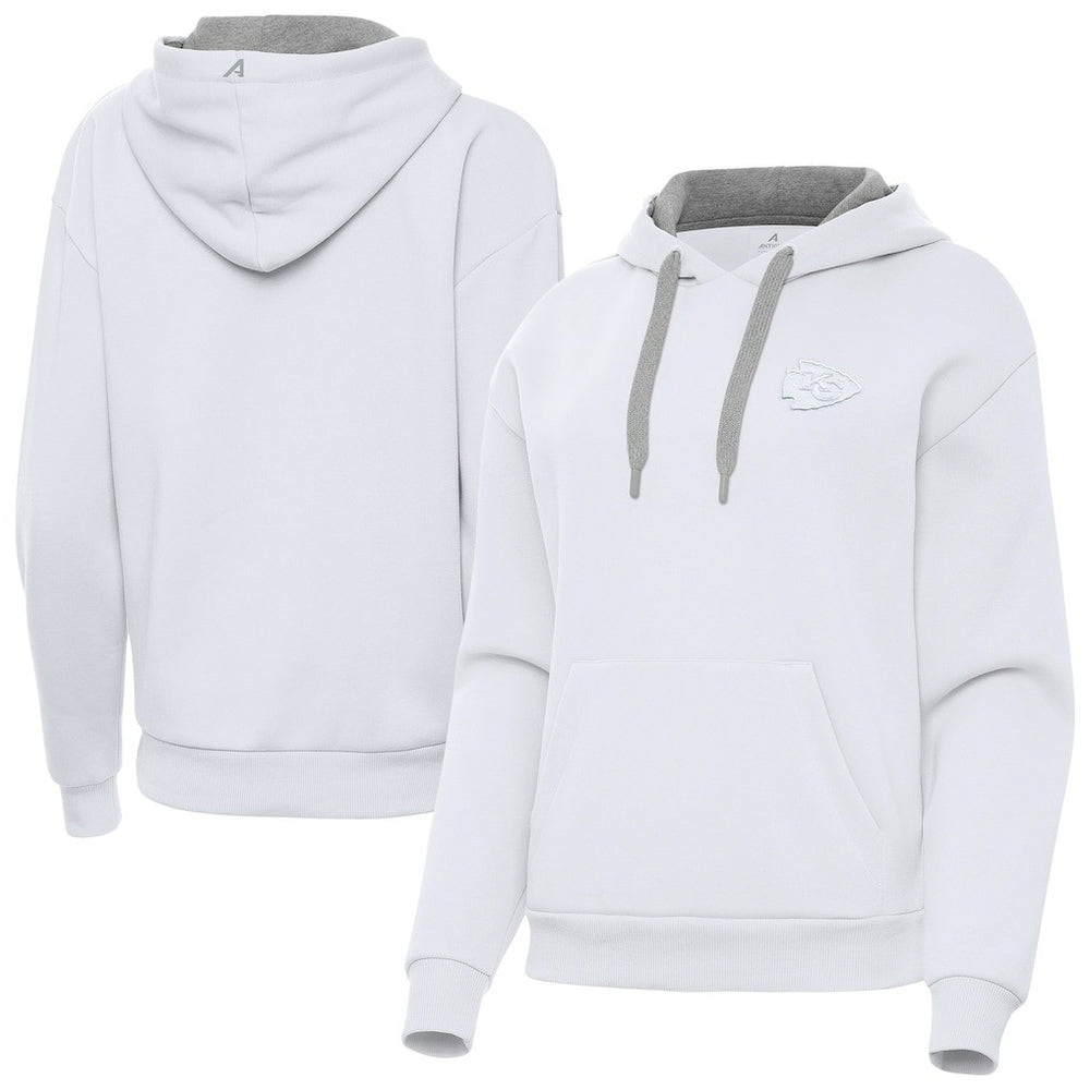 Kansas City Chiefs Antigua Women's Victory Pullover Hoodie White | NFL