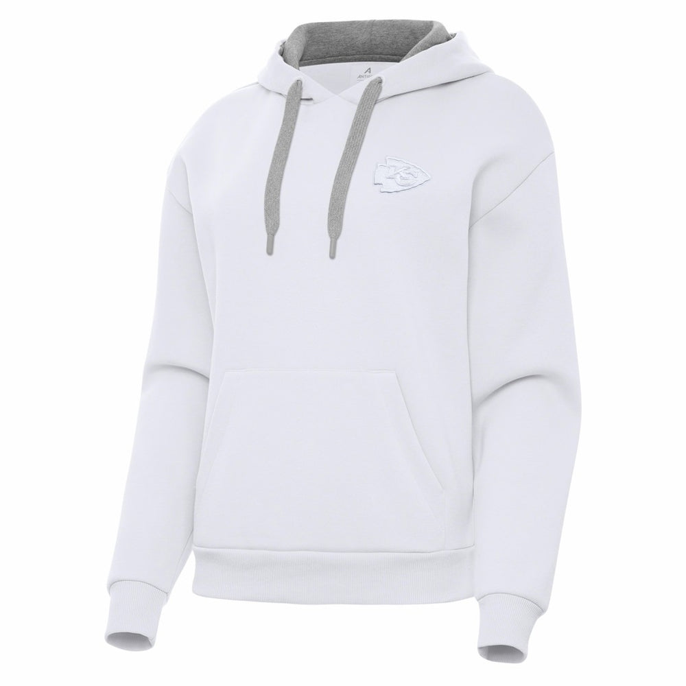 Kansas City Chiefs Antigua Women's Victory Pullover Hoodie White | NFL