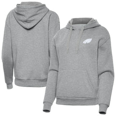 Philadelphia Eagles Antigua Women's Victory Pullover Hoodie Heather Gray | NFL
