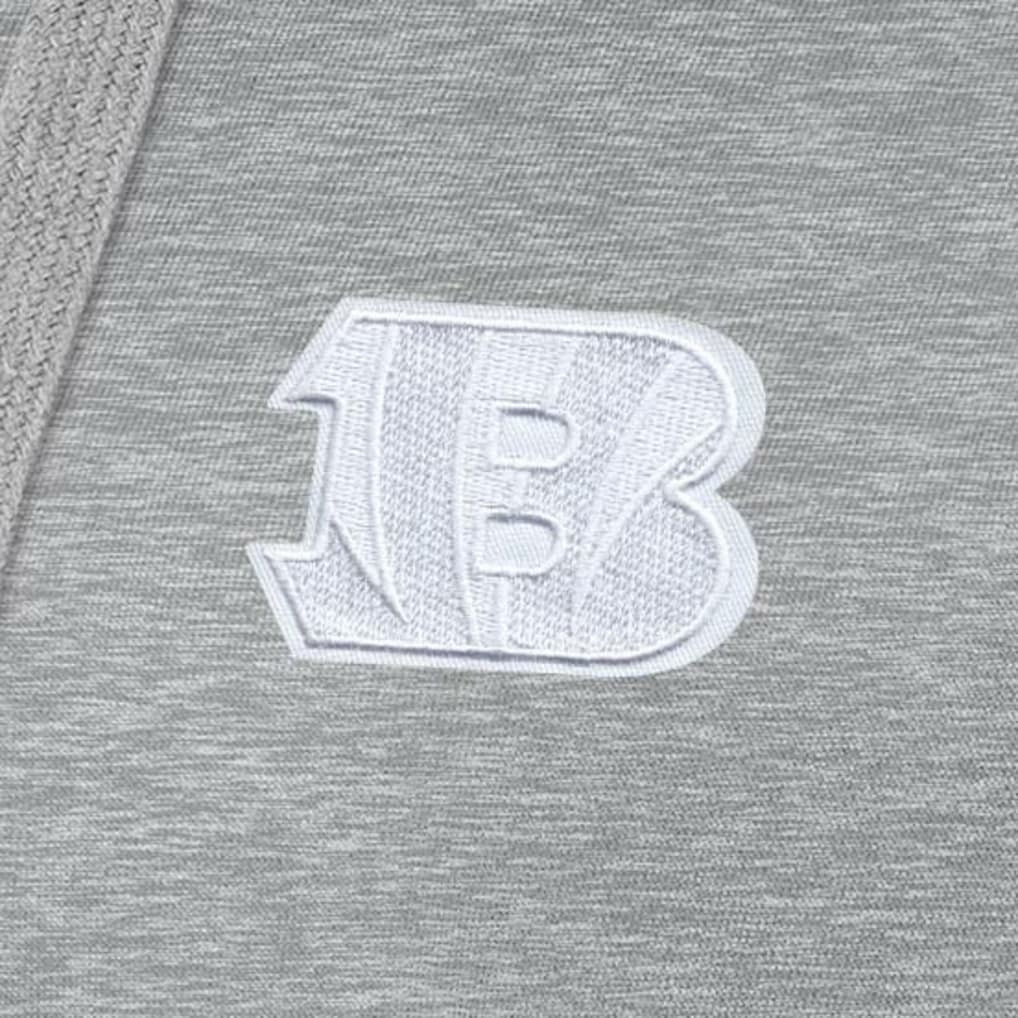 Cincinnati Bengals Antigua Women's Victory Pullover Hoodie Heather Gray | NFL