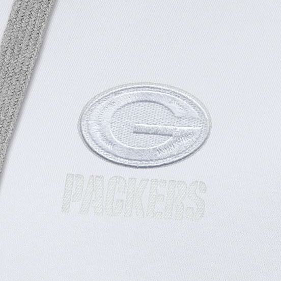 Green Bay Packers Antigua Women's Victory Pullover Hoodie White | NFL
