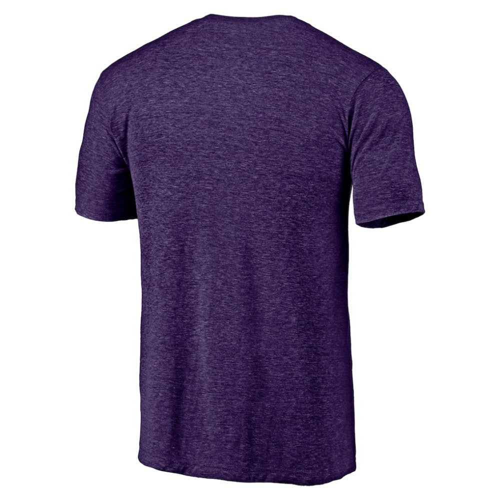 Tampa Bay Rays Purple Cooperstown Collection Line Corps Tri-Blend T-Shirt T-shirts - MLB