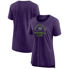 Tampa Bay Rays Women's Cooperstown Collection Selected First Tri-Blend T-Shirt - MLB