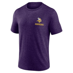 Minnesota Vikings Purple Diamond Scroll Tri-Blend T-Shirt | NFL