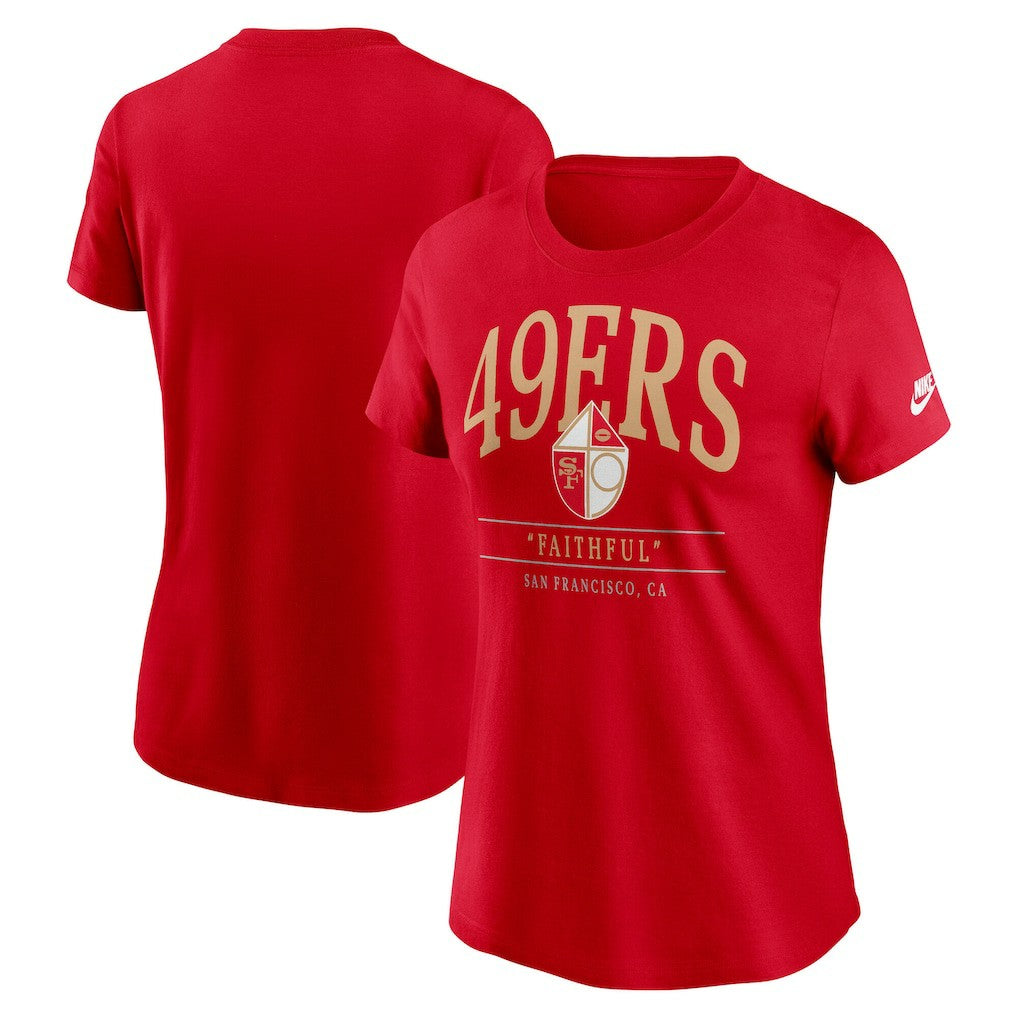 San Francisco 49ers Women's Hometown Local Pack T-Shirt Scarlet | Nike for Sale