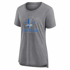 Detroit Lions Women's Vintage Graphic Tri-Blend Scoop Neck T-Shirt Gray | Nike for Sale