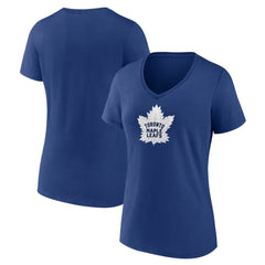 Toronto Maple Leafs Women's Primary Logo T-Shirt - Blue - NHL