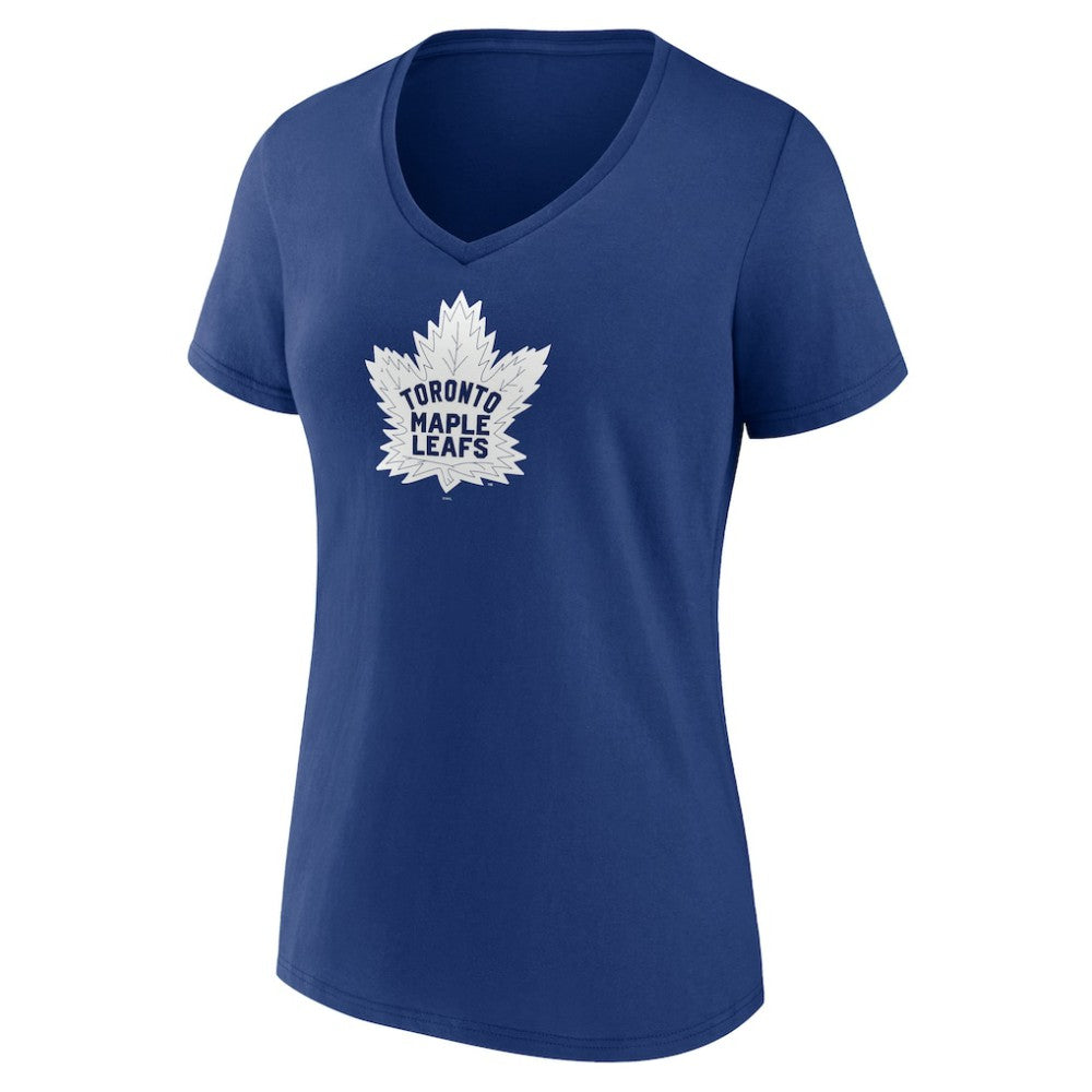 Toronto Maple Leafs Women's Primary Logo T-Shirt - Blue - NHL