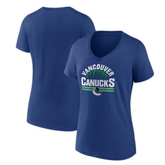 Vancouver Canucks Women's Represent T-Shirt - Blue - NHL