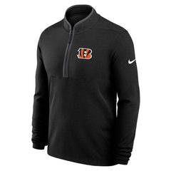 Cincinnati Bengals Lightweight Victory Dri-FIT Half-Zip Pullover Black | Nike for Sale