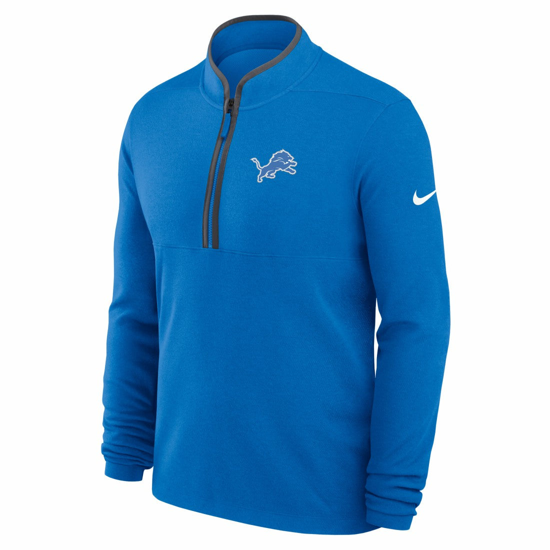 Detroit Lions Lightweight Victory Dri-FIT Half-Zip Pullover Blue | Nike for Sale