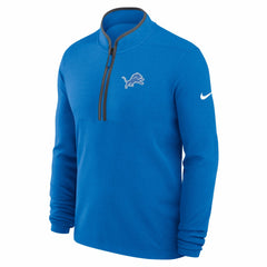 Detroit Lions Lightweight Victory Dri-FIT Half-Zip Pullover Blue | Nike for Sale