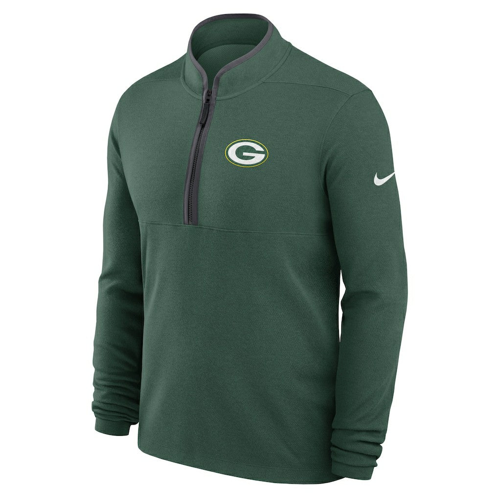Green Bay Packers Lightweight Victory Dri-FIT Half-Zip Pullover Green | Nike for Sale