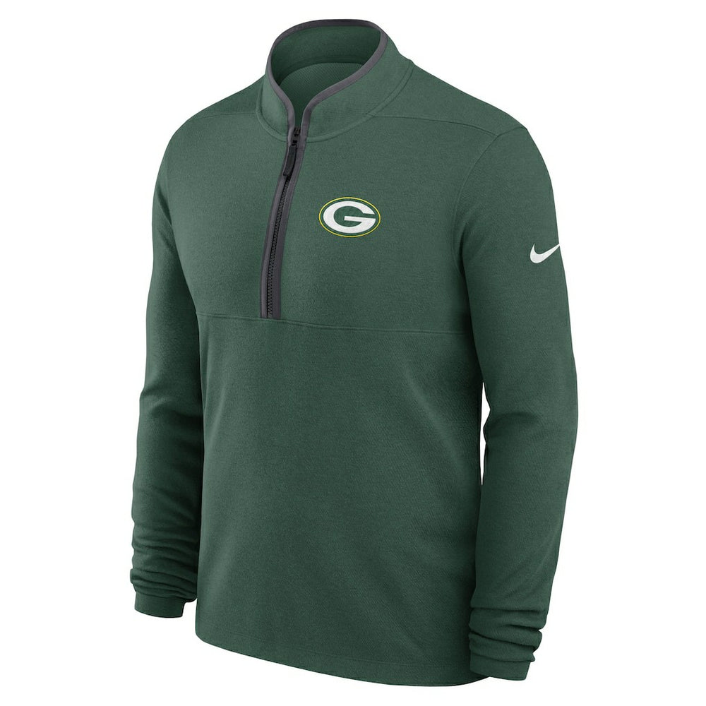 Green Bay Packers Lightweight Victory Dri-FIT Half-Zip Pullover Green | Nike for Sale