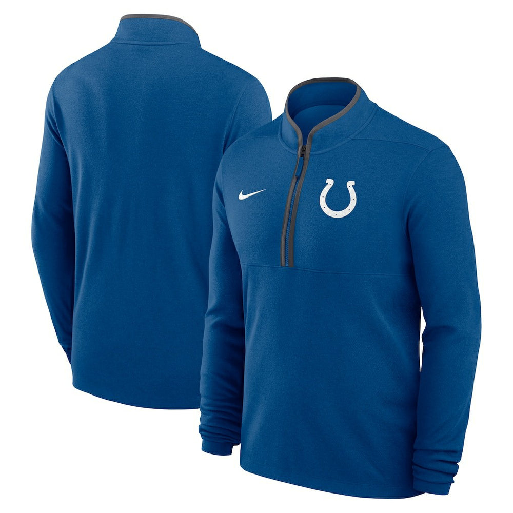 Indianapolis Colts Lightweight Victory Dri-FIT Half-Zip Pullover Royal | Nike for Sale