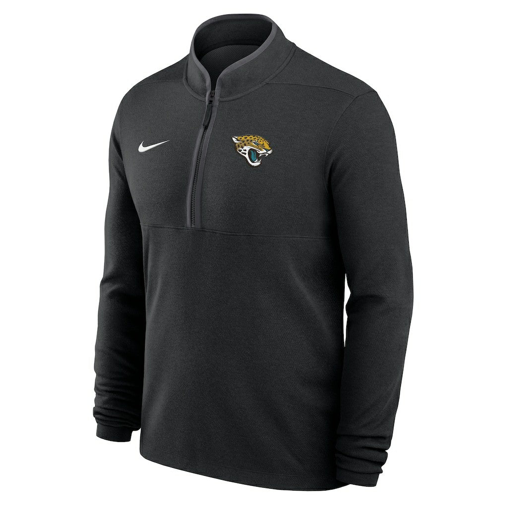 Jacksonville Jaguars Lightweight Victory Dri-FIT Half-Zip Pullover Black | Nike for Sale
