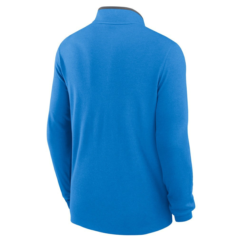 Los Angeles Chargers Lightweight Victory Dri-FIT Half-Zip Pullover Powder Blue | Nike for Sale