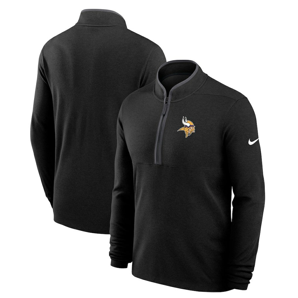 Minnesota Vikings Lightweight Victory Dri-FIT Half-Zip Pullover Black | Nike for Sale
